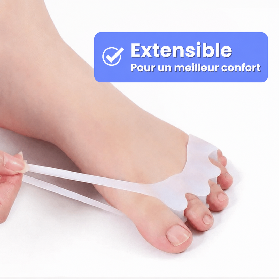 Séparateurs d'Orteils Premium en Silicone