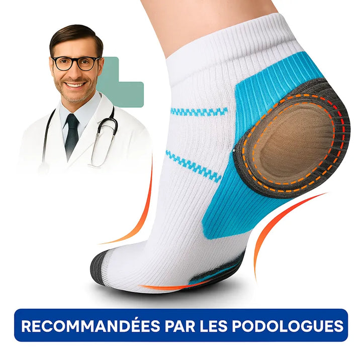 Chaussettes de Compression en Fibre de Bambou