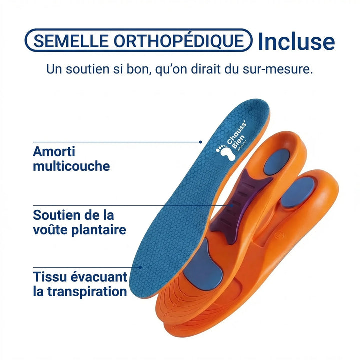 OrthoSport+™ - Chaussures de marche à confort orthopédique