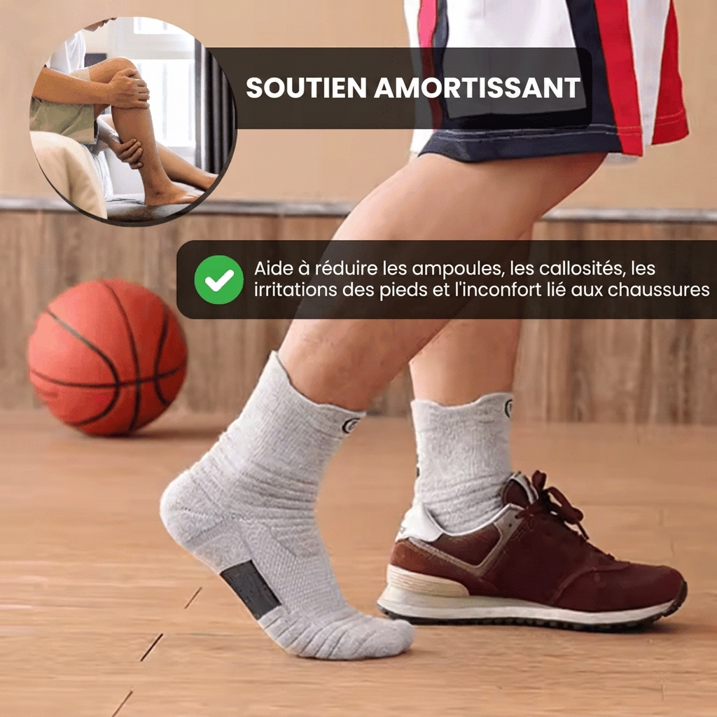 Chaussettes Crew Respirantes Premium – Pack de 3