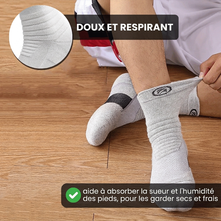 Chaussettes Crew Respirantes Premium – Pack de 3